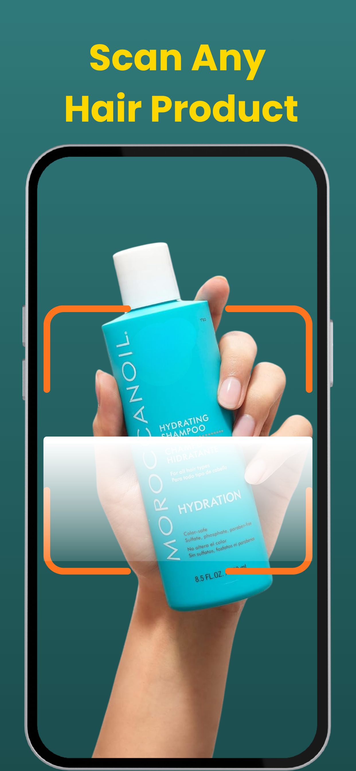 Hair profile quiz in the HairWise app capturing hair type and porosity